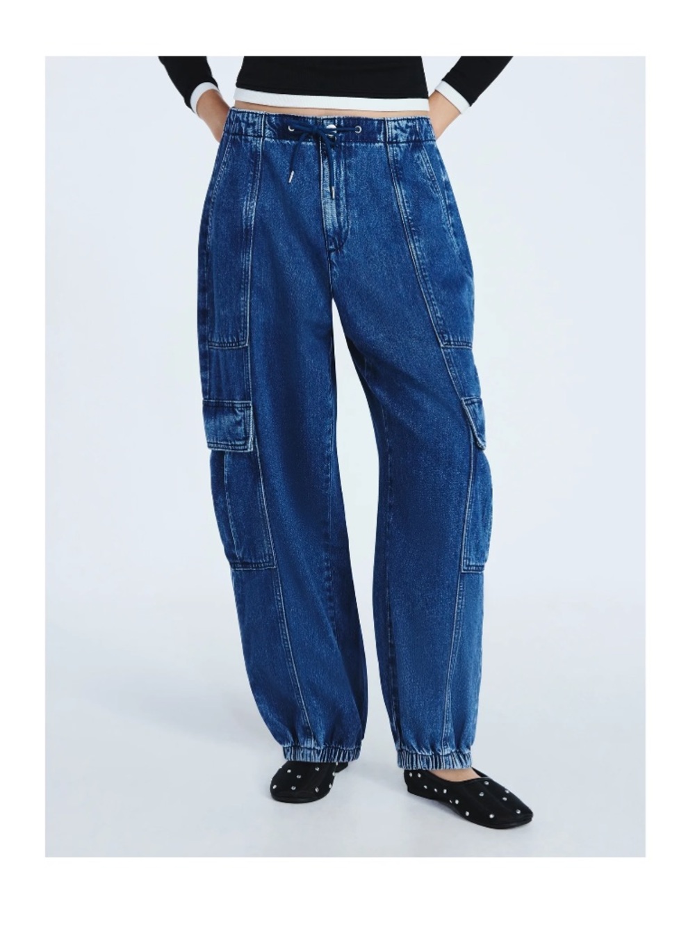 NWT Scoop Women’s and Women's Plus Cotton Utility Jogger Pants